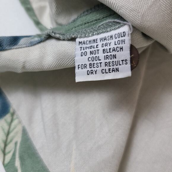 Tommy Bahama Birds of Paradise & Fronds 100% Silk Hawaiian Shirt Beach XL Mens - Picture 5 of 15